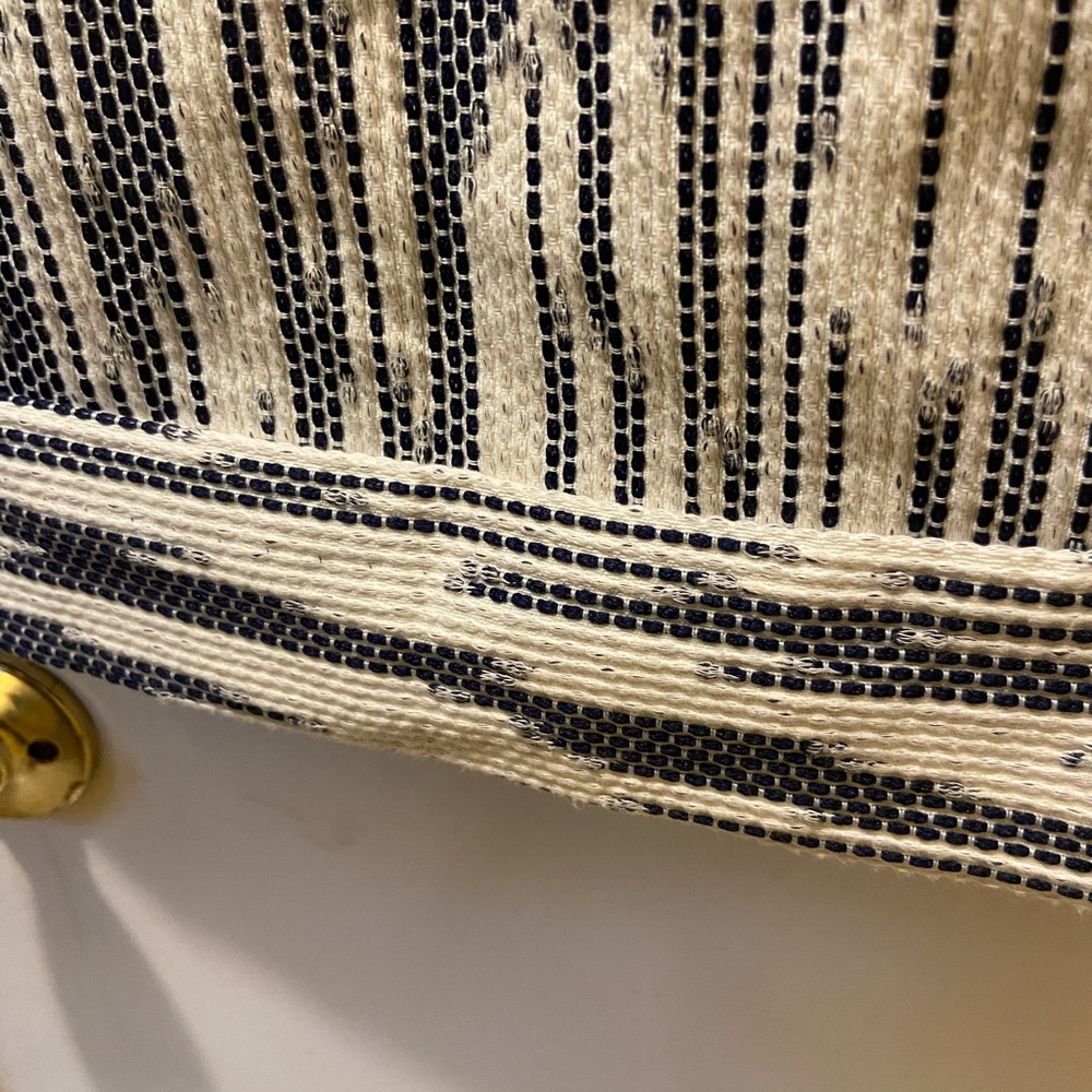 J Crew Tweed Blue and White Sleeveless Midi Dress Size 6 - Picture 4 of 6